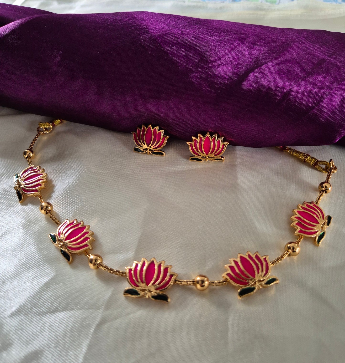 Lotus Flower Choker